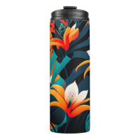Colourful Elegant Tropical Leaves and Flowers |