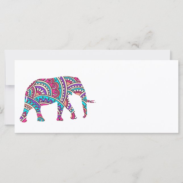 Colourful elephant (Front)
