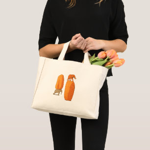 Colourful Elephant Balance Art Mini Tote Bag