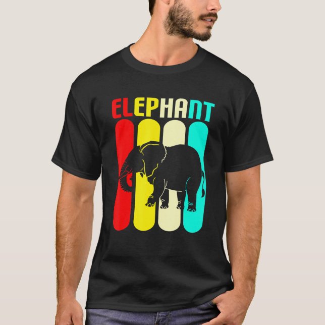Colourful Elephant T-Shirt (Front)
