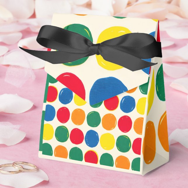 Colourful Emma Bridgewater Polka Dot Pattern Favour Box (Wedding)