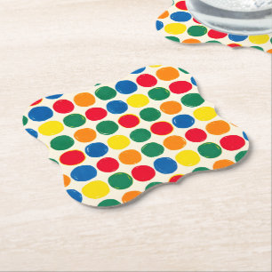 Colourful Emma Bridgewater Polka Dot Pattern Paper Coaster