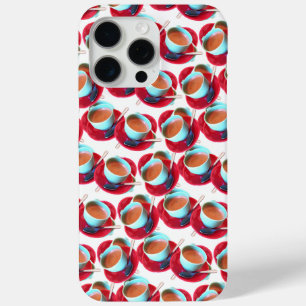 Colourful Espresso Cup and Saucer Photograph iPhone 15 Pro Max Case