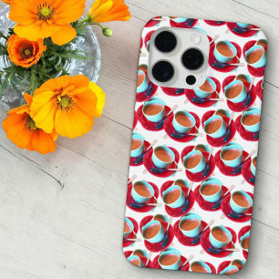 Colourful Espresso Cup and Saucer Photograph iPhone Case