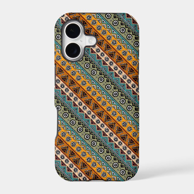 Colourful ethnic aztec patterns design (Back)