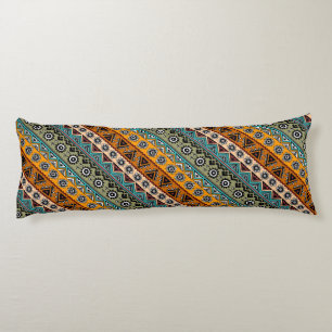 Colourful ethnic aztec patterns design body cushion