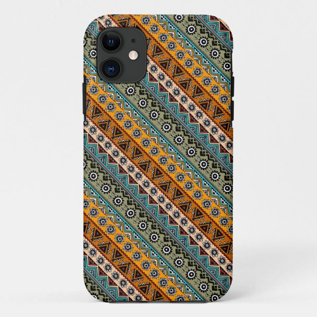 Colourful ethnic aztec patterns design Case-Mate iPhone case (Back)