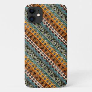 Colourful ethnic aztec patterns design iPhone 11 case