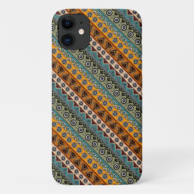 Colourful ethnic aztec patterns design Case-Mate iPhone case (Back)
