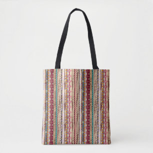 Colourful Ethnic Boho Tribal Pattern Tote Bag
