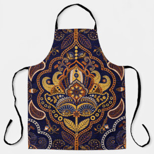 Colourful ethnic tribal seamless pattern apron