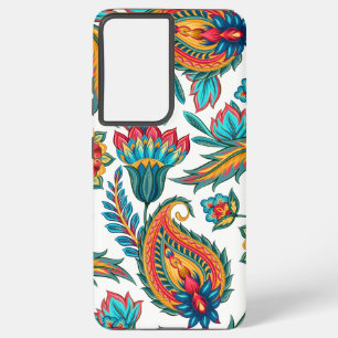 Colourful Ethnic Vintage Floral Paisley Samsung Galaxy Case