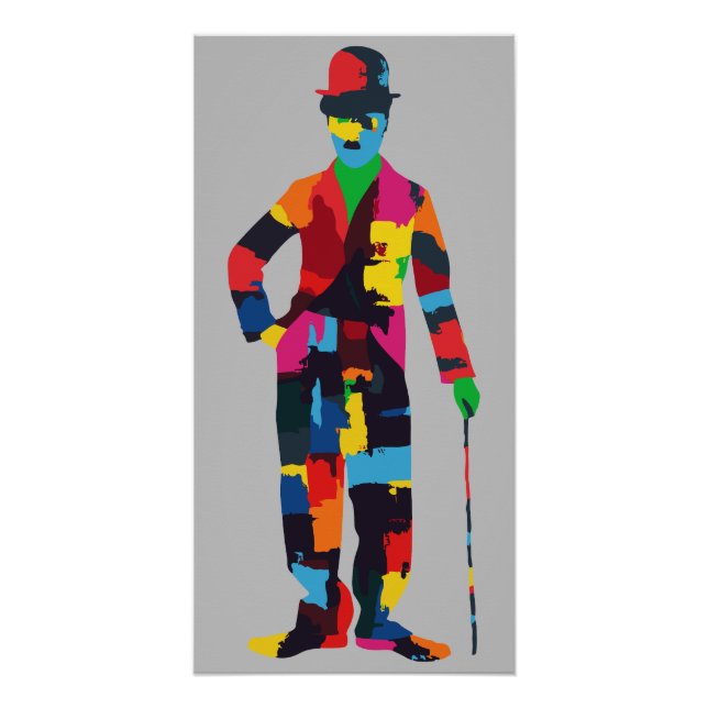 Colourful Evolution of Vintage Comedy Poster (Front)