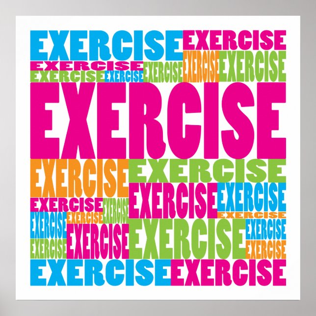 Colourful Exercise Poster (Front)