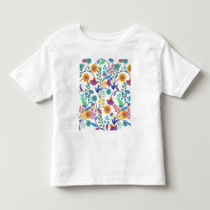 Colourful Exotic Floral Background Pattern-23145 Toddler T-Shirt