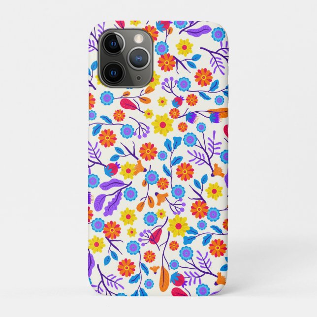 Colourful Exotic Floral Pattern-23146 Case-Mate iPhone Case (Back)