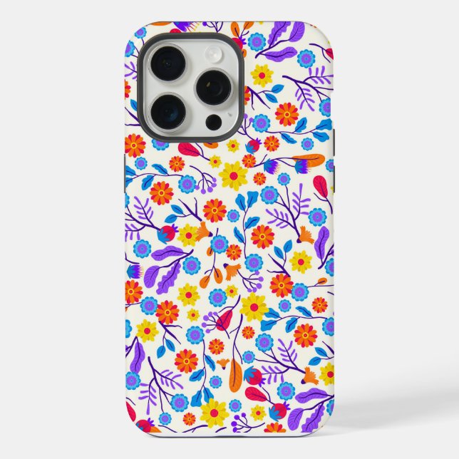 Colourful Exotic Floral Pattern-23146 iPhone Case (Back)