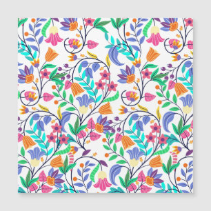 Colourful Exotic Floral Pattern-23147