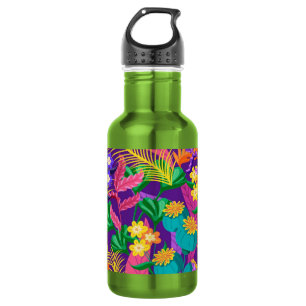 Colourful Exotic Floral Pattern-23148 532 Ml Water Bottle