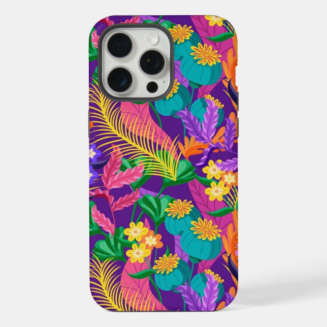 Colourful Exotic Floral Pattern-23148 iPhone Case (Back)