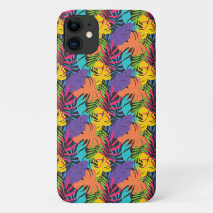 Colourful Exotic Leaves Pattern-23190 iPhone 11 Case