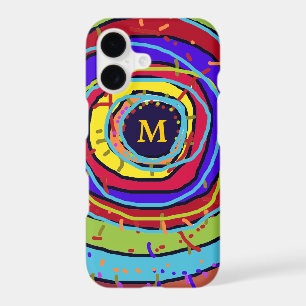 colourful explosion in circles personalised