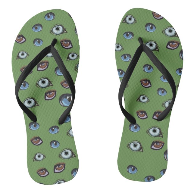 Colourful Eyes Thongs (Footbed)