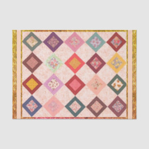Colourful Fabrics Pattern Tissue Paper