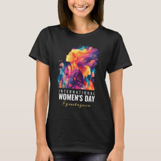 Colourful Faces Abstract Women's Day | IWD T-Shirt