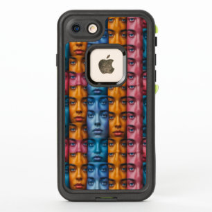 Colourful Faces Pattern