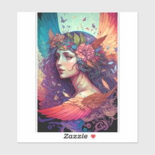 Colourful Fairy Angel Wings Fantasy Art