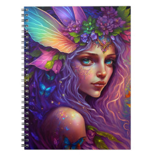 Colourful Fairy Fantasy Art Notebook