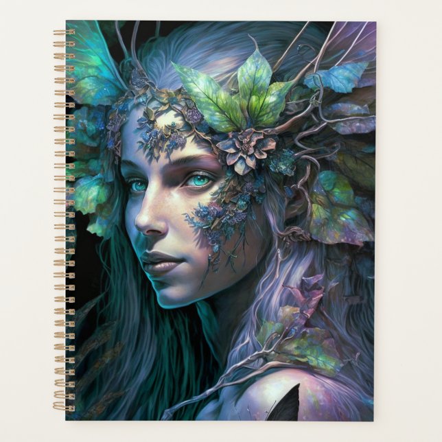 Colourful Fairy Fantasy Art Planner (Front)