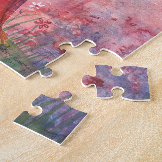 Colourful Fairy Puzzle with Tin (Side)