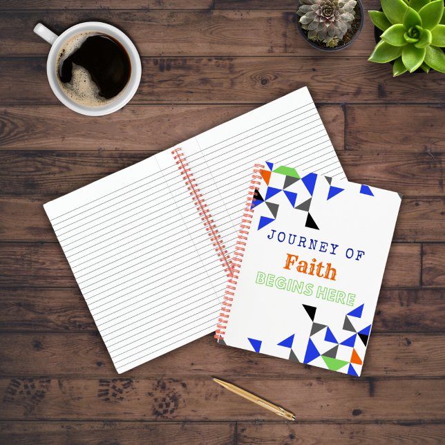 Colourful Faith Inspirational Quote Notebook (Creator Uploaded)