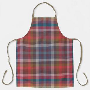 Colourful Fall And Winter Coloured Chequered Patte Apron