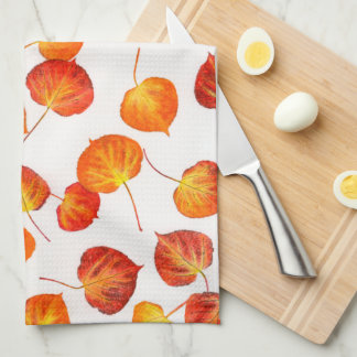 Colourful Fall Quaking Aspen Leaves Paper Napkins
