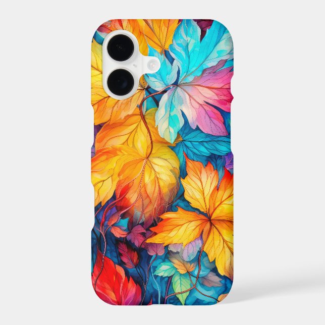 Colourful Fallen Autumn Leaves (Back)