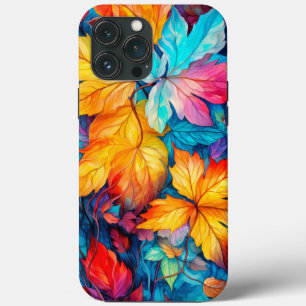Colourful Fallen Autumn Leaves iPhone 13 Pro Max Case