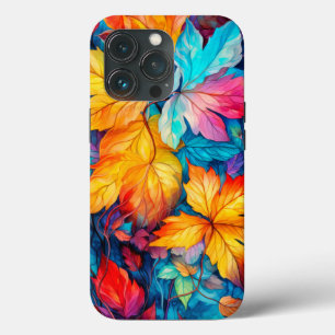 Colourful Fallen Autumn Leaves iPhone 13 Pro Case