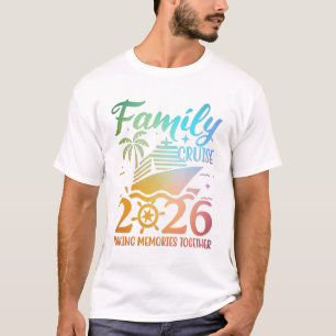 Colourful Family Cruise 2026 Vacation Matching Tri T-Shirt