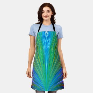 Colourful Fan Feather Apron