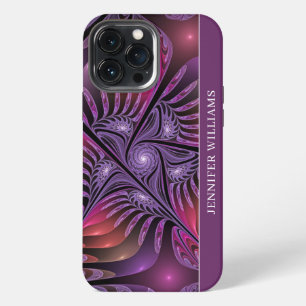Colourful Fantasy Abstract Modern Fractal Art Name iPhone 13 Pro Max Case