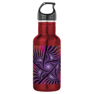 Colourful Fantasy Abstract Trippy Purple Fractal 532 Ml Water Bottle