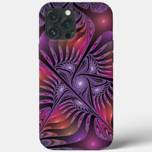 Colourful Fantasy Abstract Trippy Purple Fractal iPhone 13 Pro Max Case