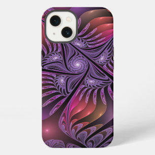 Colourful Fantasy Abstract Trippy Purple Fractal iPhone 13 Case