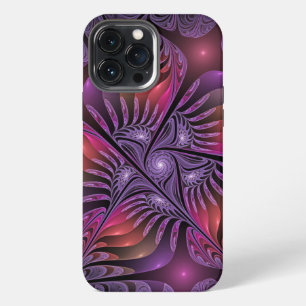 Colourful Fantasy Abstract Trippy Purple Fractal iPhone 13 Pro Max Case