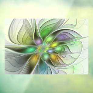 Colourful Fantasy Flower Modern Abstract Fractal