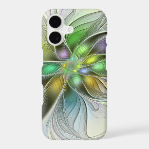 Colourful Fantasy Flower Modern Abstract Fractal