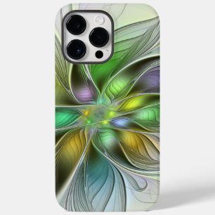 Colourful Fantasy Flower Modern Abstract Fractal Case-Mate iPhone 14 Pro Max Case